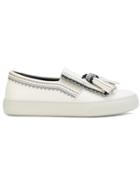 Tod's Tasselled Slip-on Sneakers - White