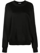 Styland Logo Sleeve Print Sweatshirt - Black