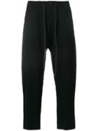 Kazuyuki Kumagai Drop-crotch Trousers - Black