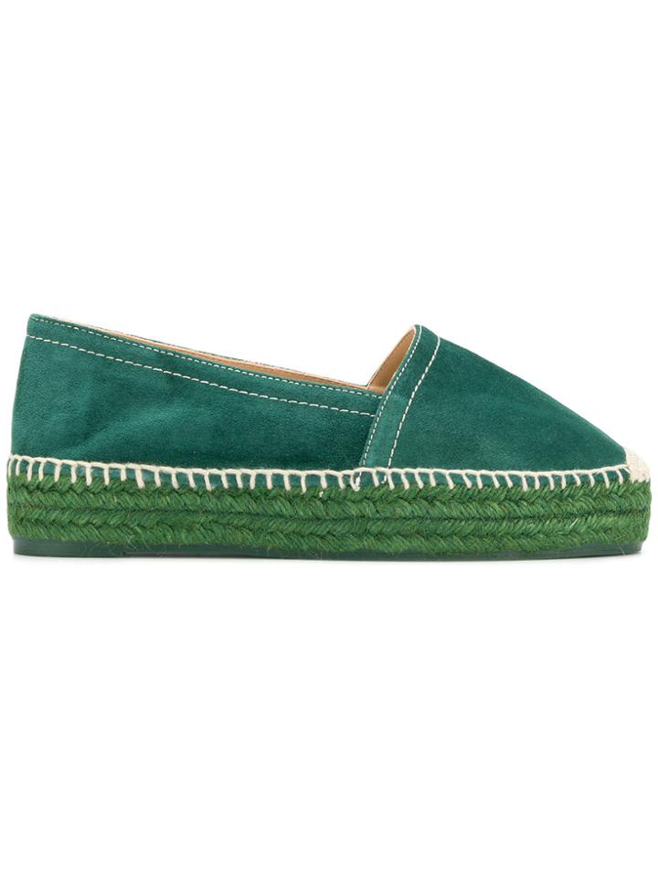 Castañer Slip-on Espadrilles - Green