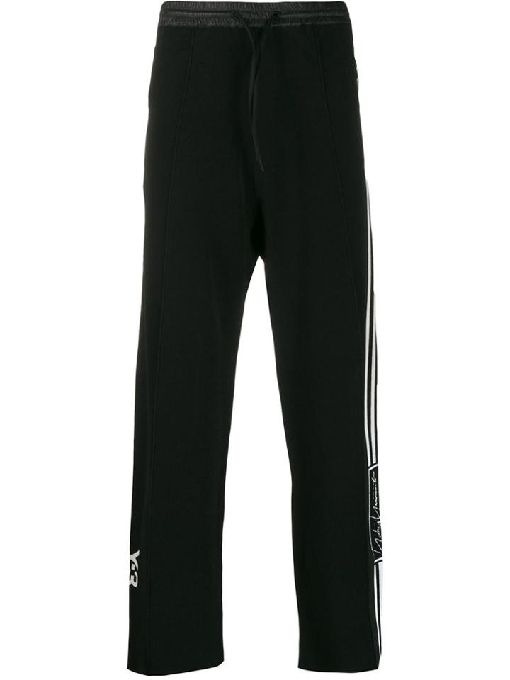 Y-3 Straight Leg Track Trousers - Black