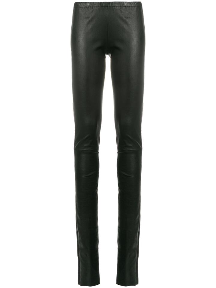 Ann Demeulemeester Elongated Leg Trousers - Black