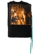 Raf Simons Bronze Print Sleeveless T-shirt - Black