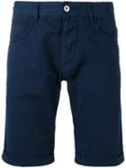 Armani Jeans Classic Chino Shorts, Men's, Size: 54, Blue, Cotton