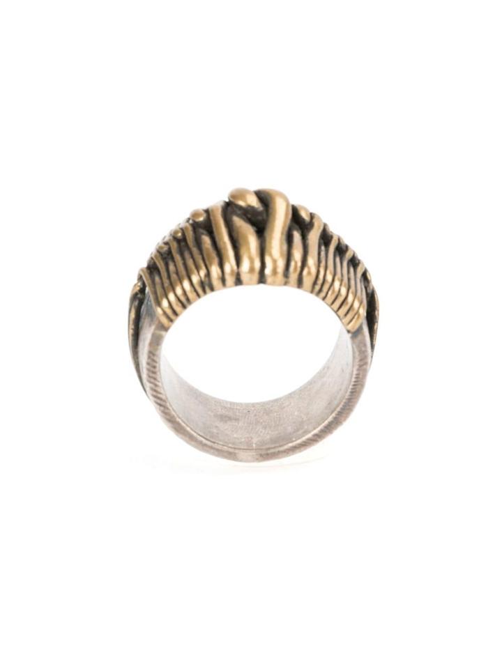 Tobias Wistisen 'wide Twist' Ring - Bronze