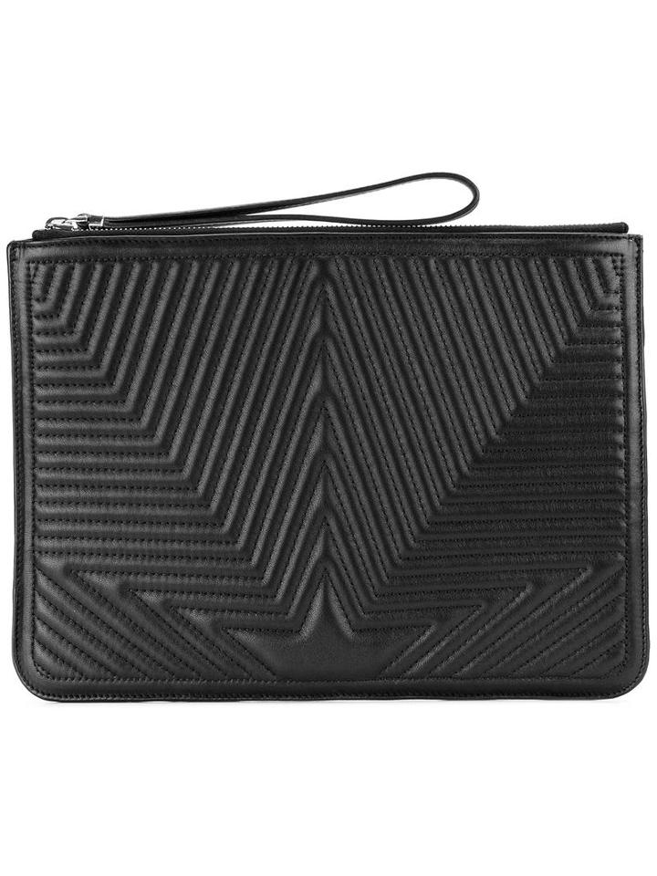 Golden Goose Deluxe Brand Quilted Star Clutch, Women's, Black, Leather