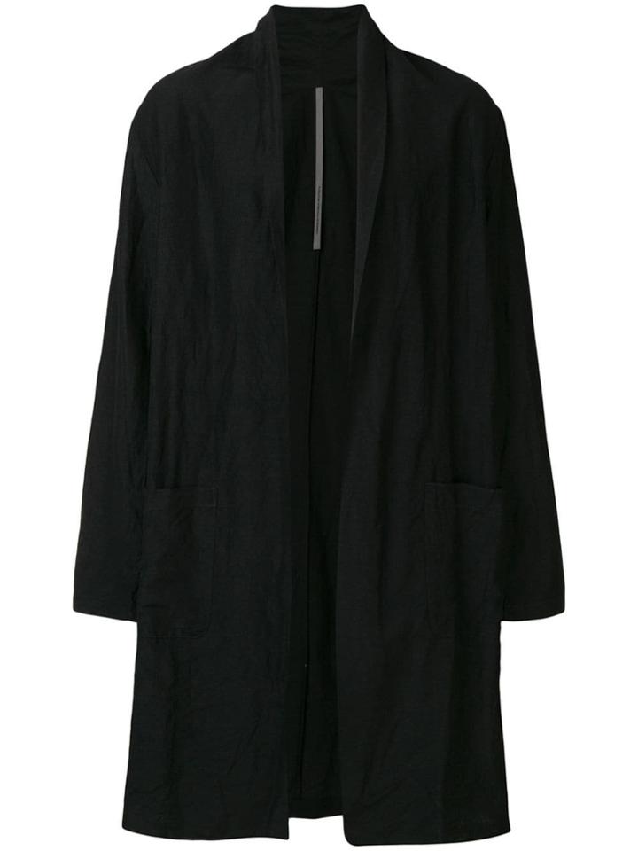Attachment Draped Coat - Black