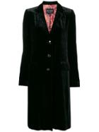 Etro Single-breasted Fitted Coat - Black