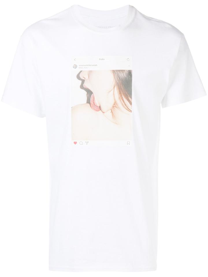 Riccardo Comi Emanuele Ferrari Studio Printed T-shirt - White