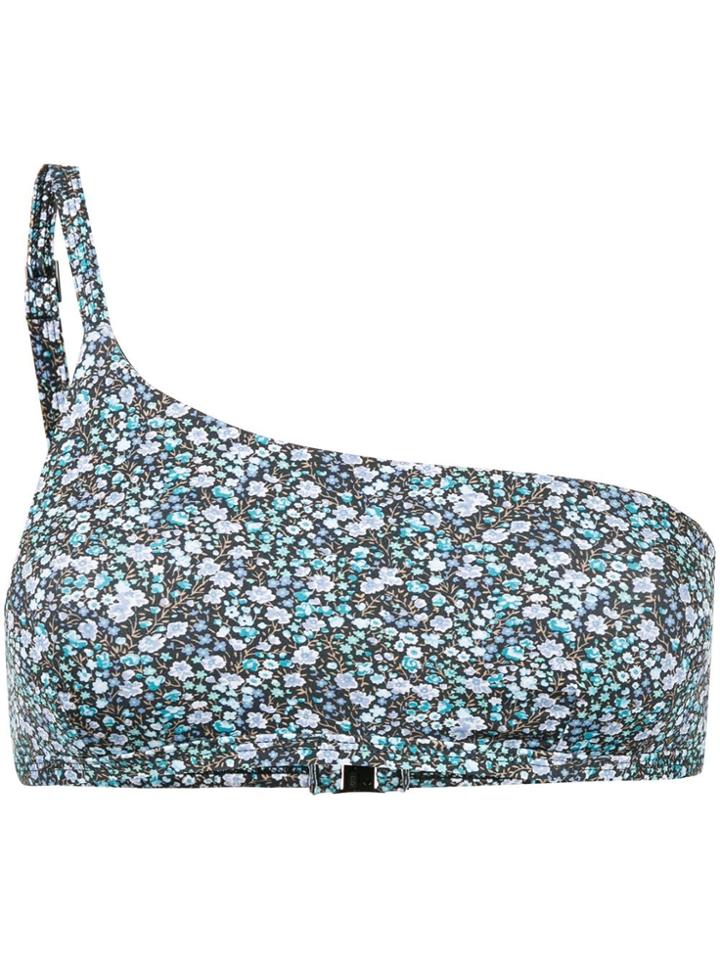 Matteau One-shoulder Bikini Top - Blue