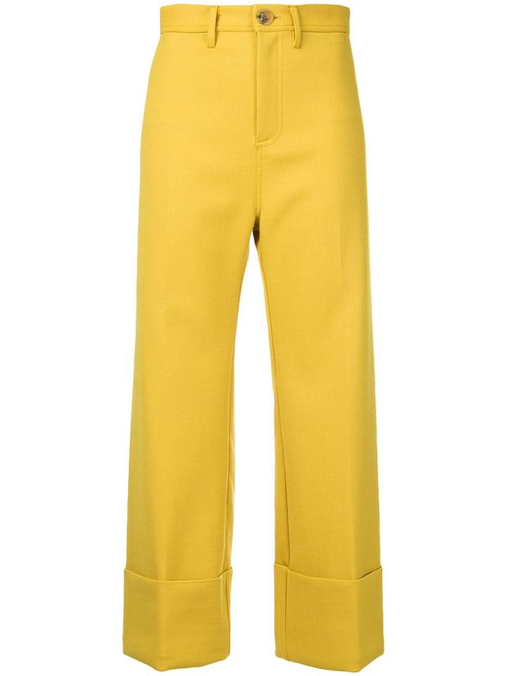 Sea Tradition High-waisted Pants - Yellow & Orange