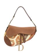 Christian Dior Pre-owned Logos Saddle Handbag - Multicolour