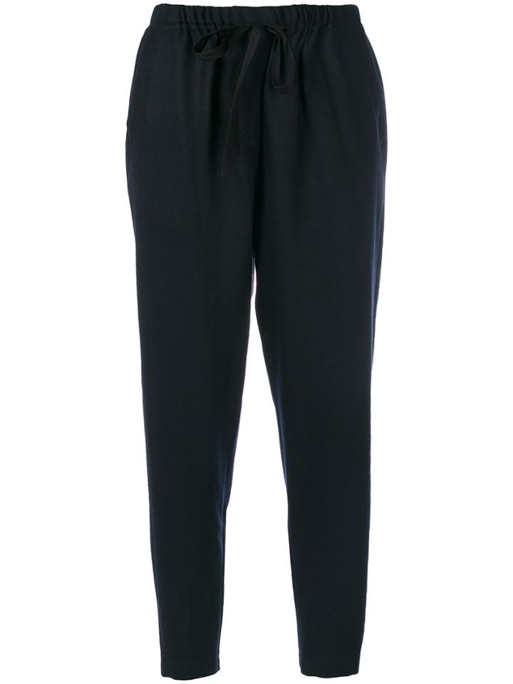 Forte Forte Cropped Trousers - Blue