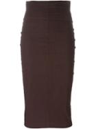 Romeo Gigli Vintage 'amphora' Skirt, Women's, Size: 40, Brown