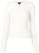 Theory Slim-fit Jumper - White