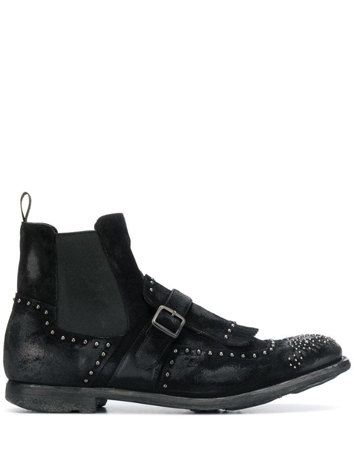 Church's Shangai Buckled Chelsea Boots - Black