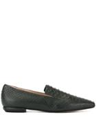 Rodo Snakeskin-effect Loafers - Green