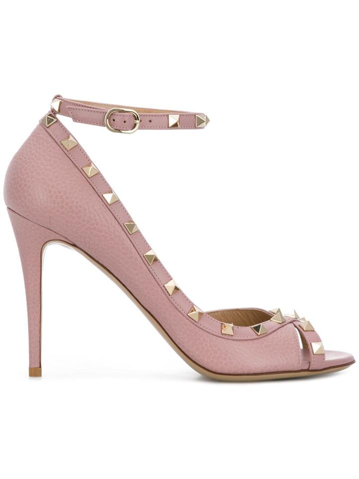 Valentino Rockstud D'orsay - Pink & Purple