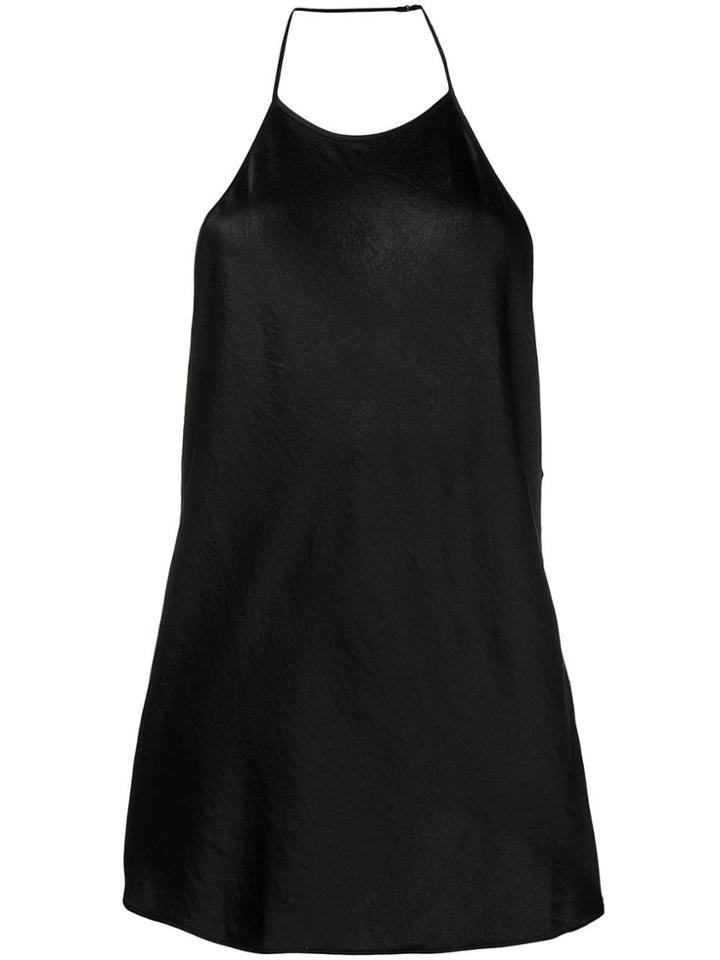 T By Alexander Wang Wash & Go Halter Top - Black