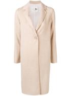 Manzoni 24 Single-breasted Coat - Neutrals