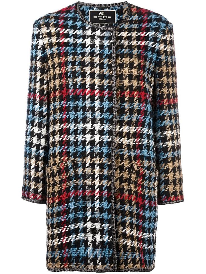 Etro Houndstooth Coat
