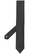 Dolce & Gabbana Polka Dot Print Tie - Black