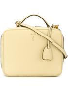Mark Cross Removable Strap Zipped Tote, Women's, White