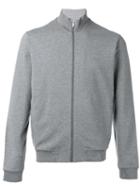 Z Zegna - High Neck Zipped Sweatshirt - Men - Cotton/spandex/elastane/modal - Xl, Grey, Cotton/spandex/elastane/modal
