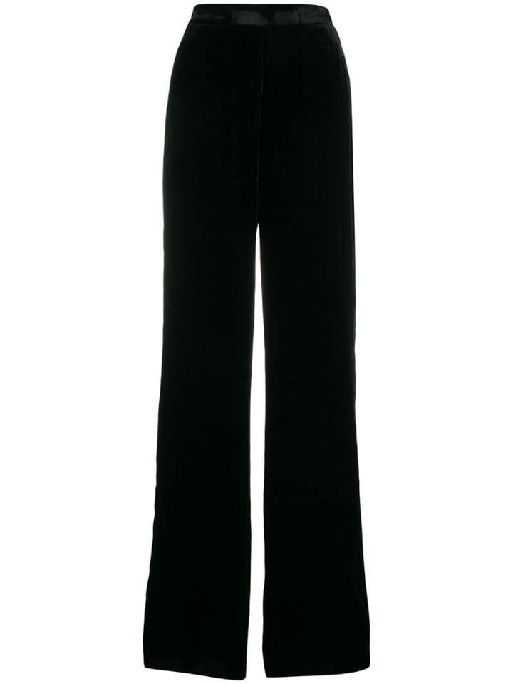 Etro High-waisted Wide-leg Trousers - Black