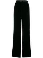 Etro High-waisted Wide-leg Trousers - Black