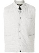 N.peal Padded Cashmere Waistcoat - Grey