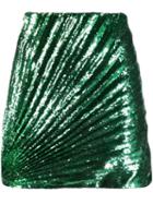 Marco De Vincenzo Sequin Embellished Mini Skirt - Green