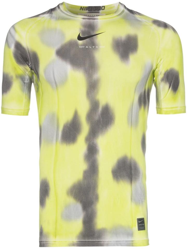 1017 Alyx 9sm X Nike Tie-dye Fitted T-shirt - Yellow