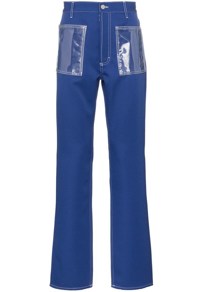 Maison Margiela Vinyl Pocket Jeans - Blue