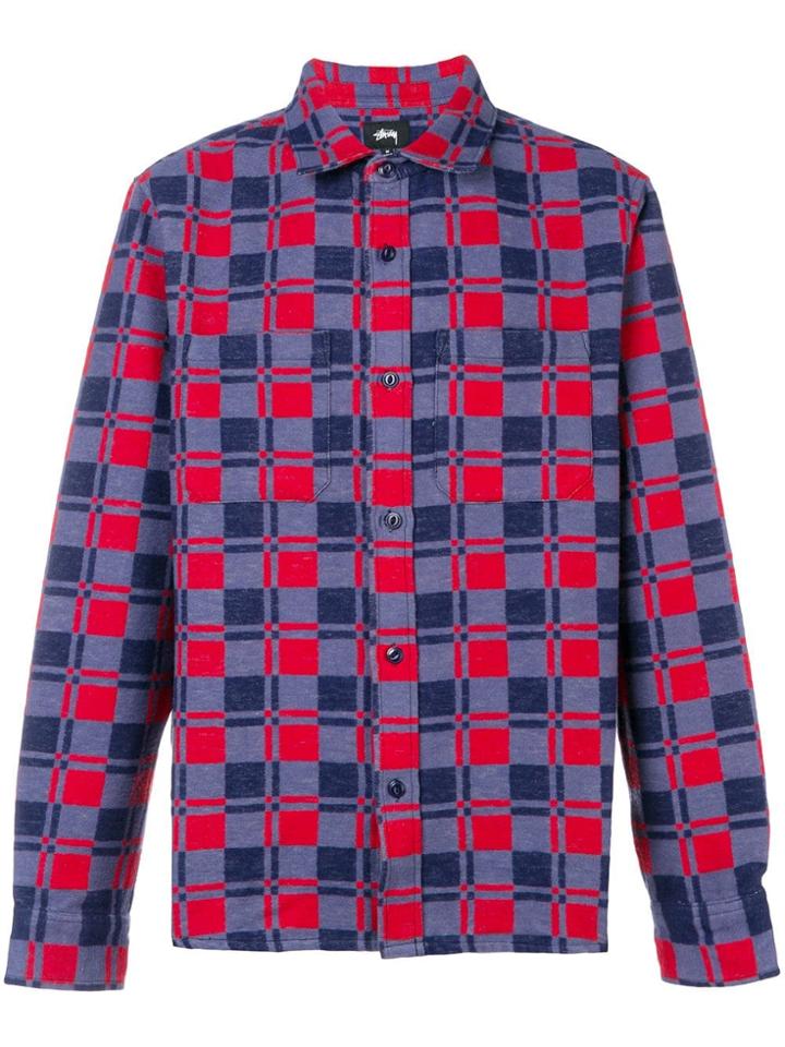Stussy Stussy 111996 Navy Red Natural (vegetable)->cotton - Blue