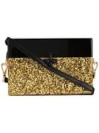 Edie Parker Small 'trunk Half Half' Crossbody Bag - Metallic