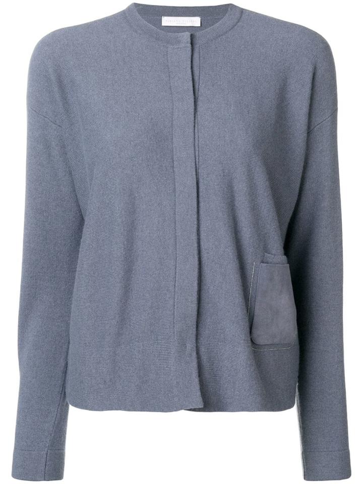 Fabiana Filippi Concealed Fastening Cardigan - Grey