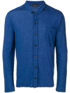 Roberto Collina Front Button Shirt - Blue