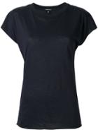 R13 - Crew Neck T-shirt - Women - Cotton/cashmere - S, Women's, Black, Cotton/cashmere