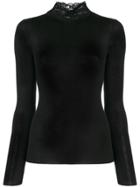 Alexander Wang Lace Collar Jumper - Black