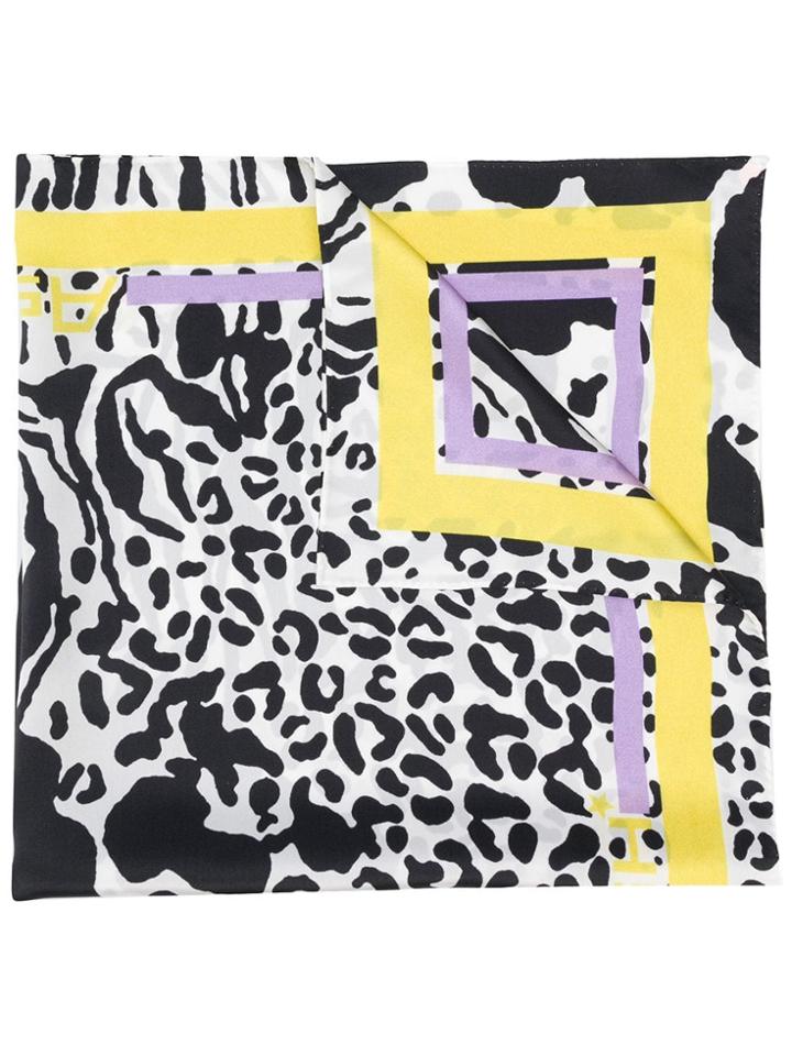 Ash Printed Neck Scarf - Black