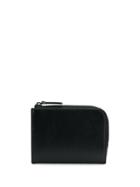 Common Projects Logo Zip Card Wallet - Black