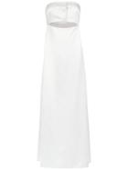 Adriana Degreas Bandeau Maxi Dress - White