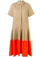 Lee Mathews Elsie Shirt Dress - Brown