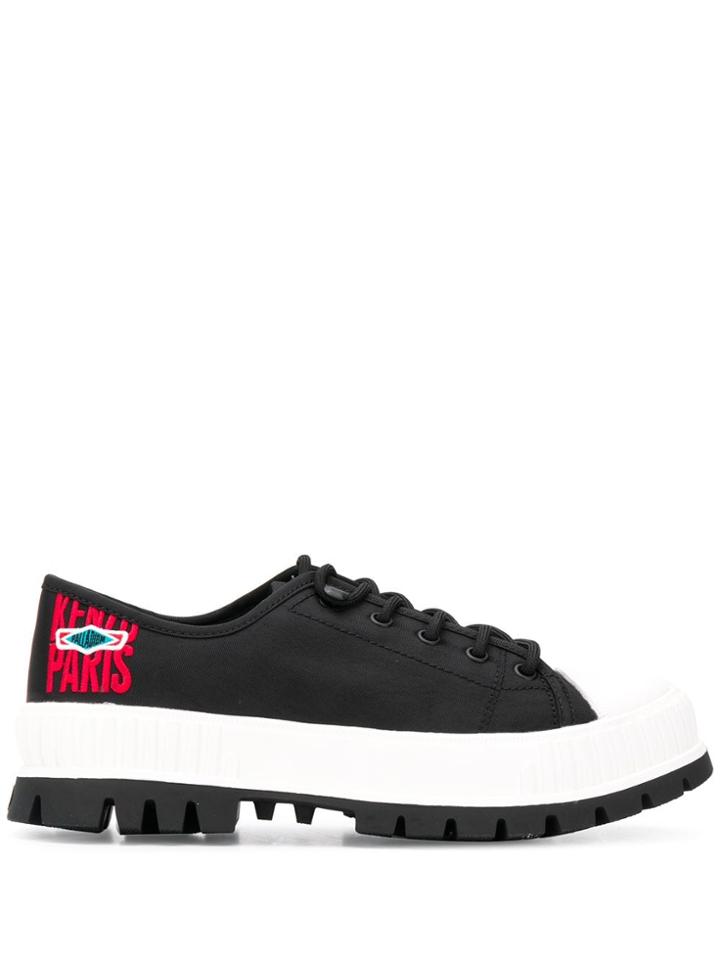 Kenzo X Palladium Pallashock Low-top Sneakers - Black