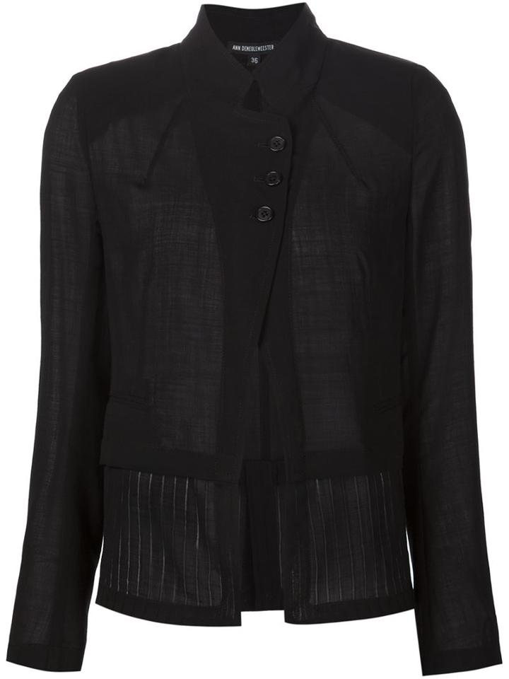 Ann Demeulemeester Layered Button Jacket