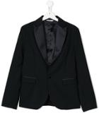 Manuel Ritz Kids Tuxedo Blazer - Blue