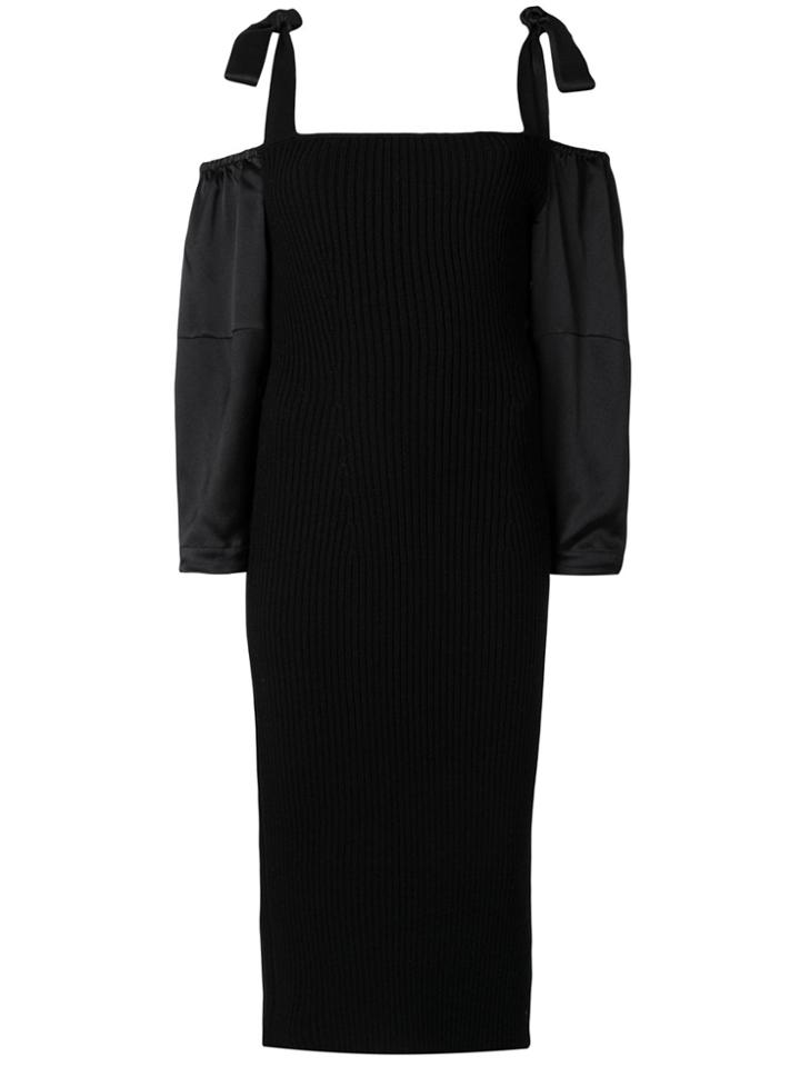 Alberta Ferretti Tied Dress - Black