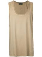Neil Barrett - Graphic Print Tank Top - Men - Cotton - L, Brown, Cotton