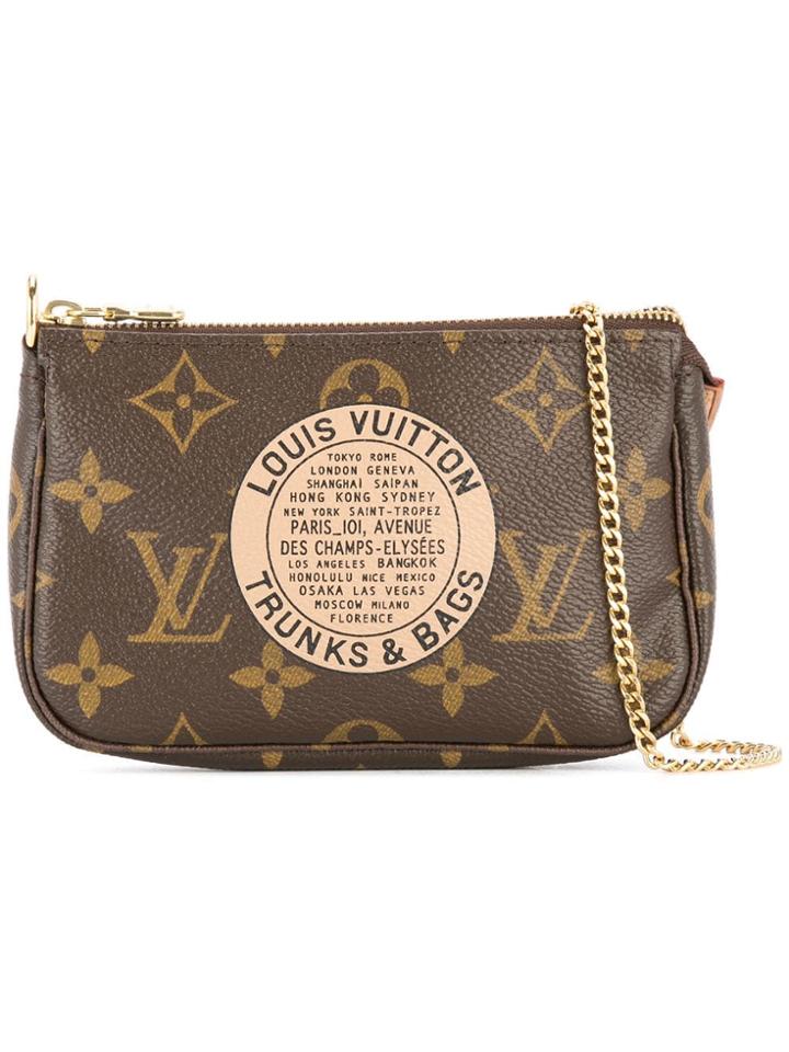 Louis Vuitton Vintage Monogram Mini Pochette - Brown